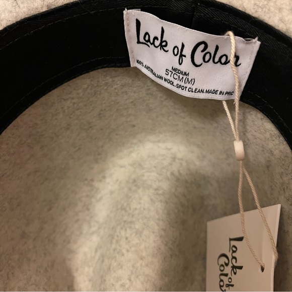 Lack of Color Fedora in style “The Mack”. Various Sizes. Neutral color - Picture 12 of 14